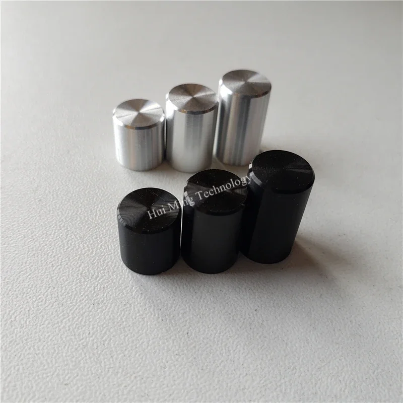 15Pcs Aluminum Alloy Knob Power Switch Cap 9.5*10 9*14 Square 3.2*3.2 Hole Button Caps Headphone Amplifier Chassis Panel Buttons