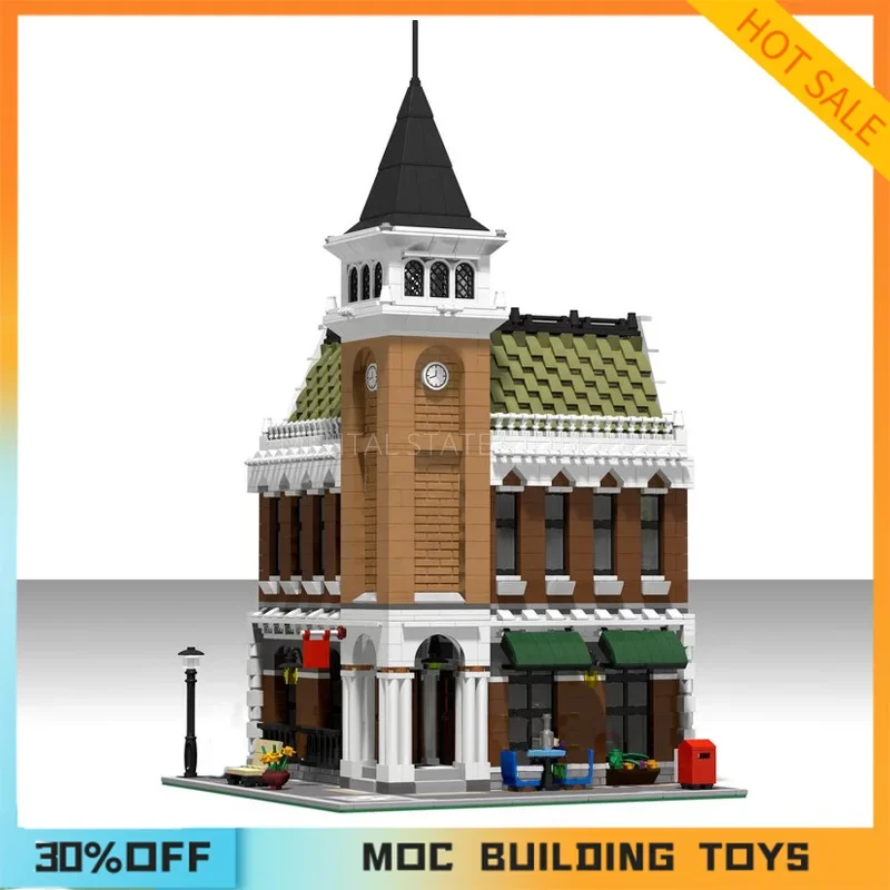 2851 шт. индивидуальные MOC модульные угловые строительные блоки для паба, технологические кирпичи, сделай сам, креативная сборка, образовательные игрушки, праздничные подарки