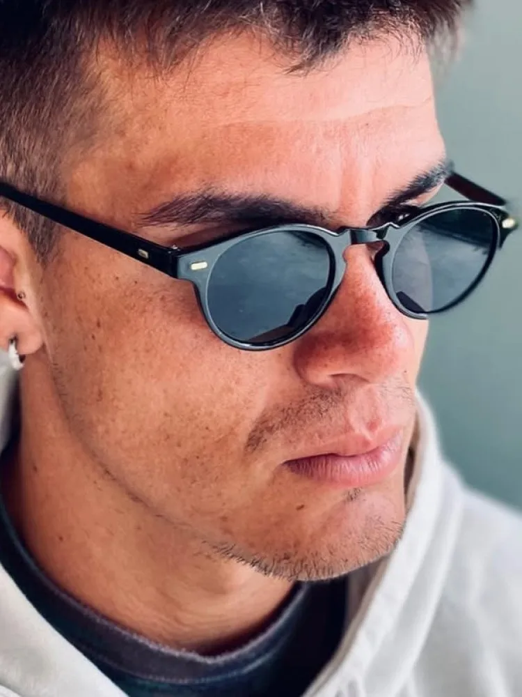 خمر فاسق جولة خمر النظارات الشمسية النساء الرجعية الفاخرة مصمم نظارات شمسية للإناث Oculos دي سول ظلال UV400