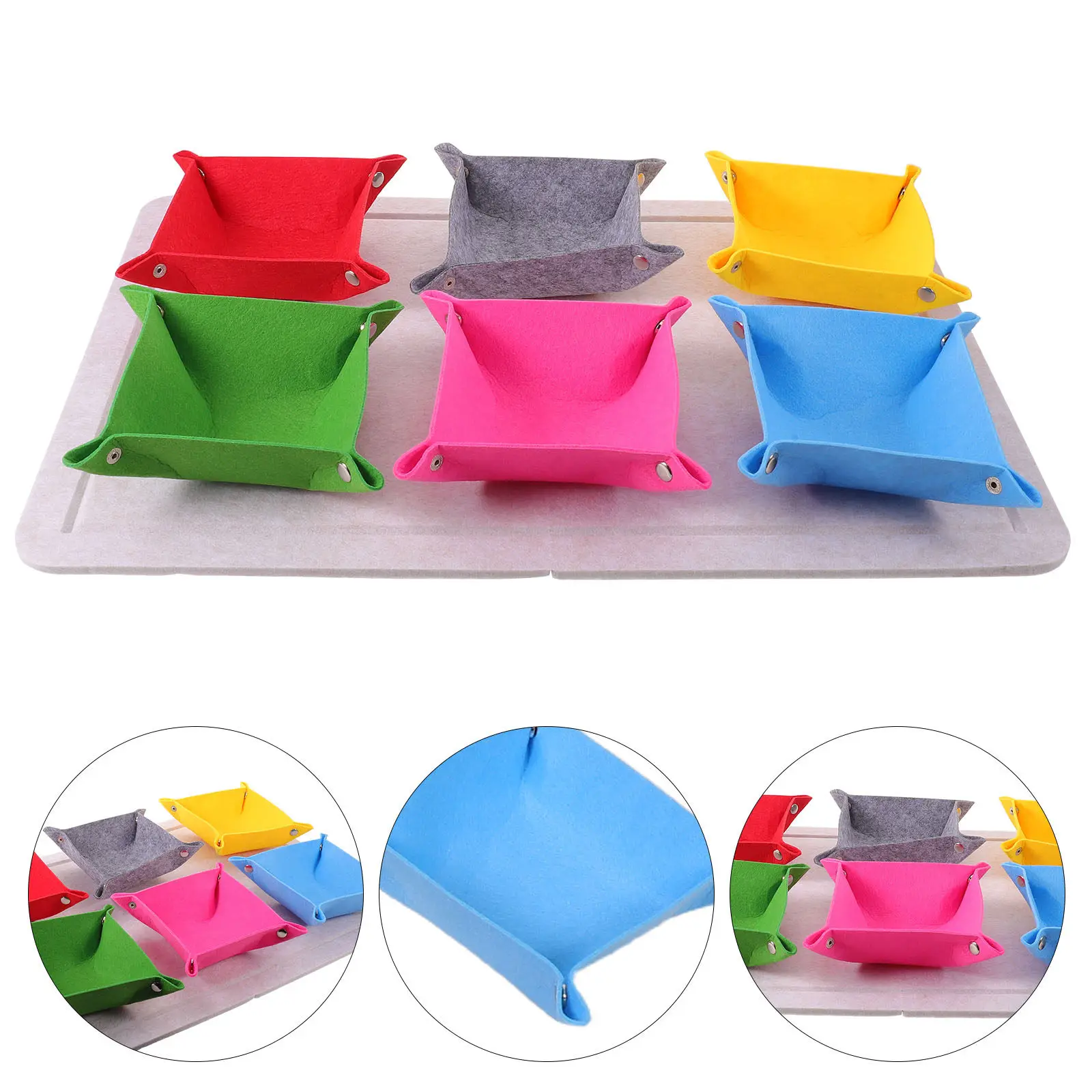 

1Set Folding Puzzle Board Nonslip Felt Top Portable Mat Beige Storage Tray Adjustable Tilting Puzzle Assembly Board for Home