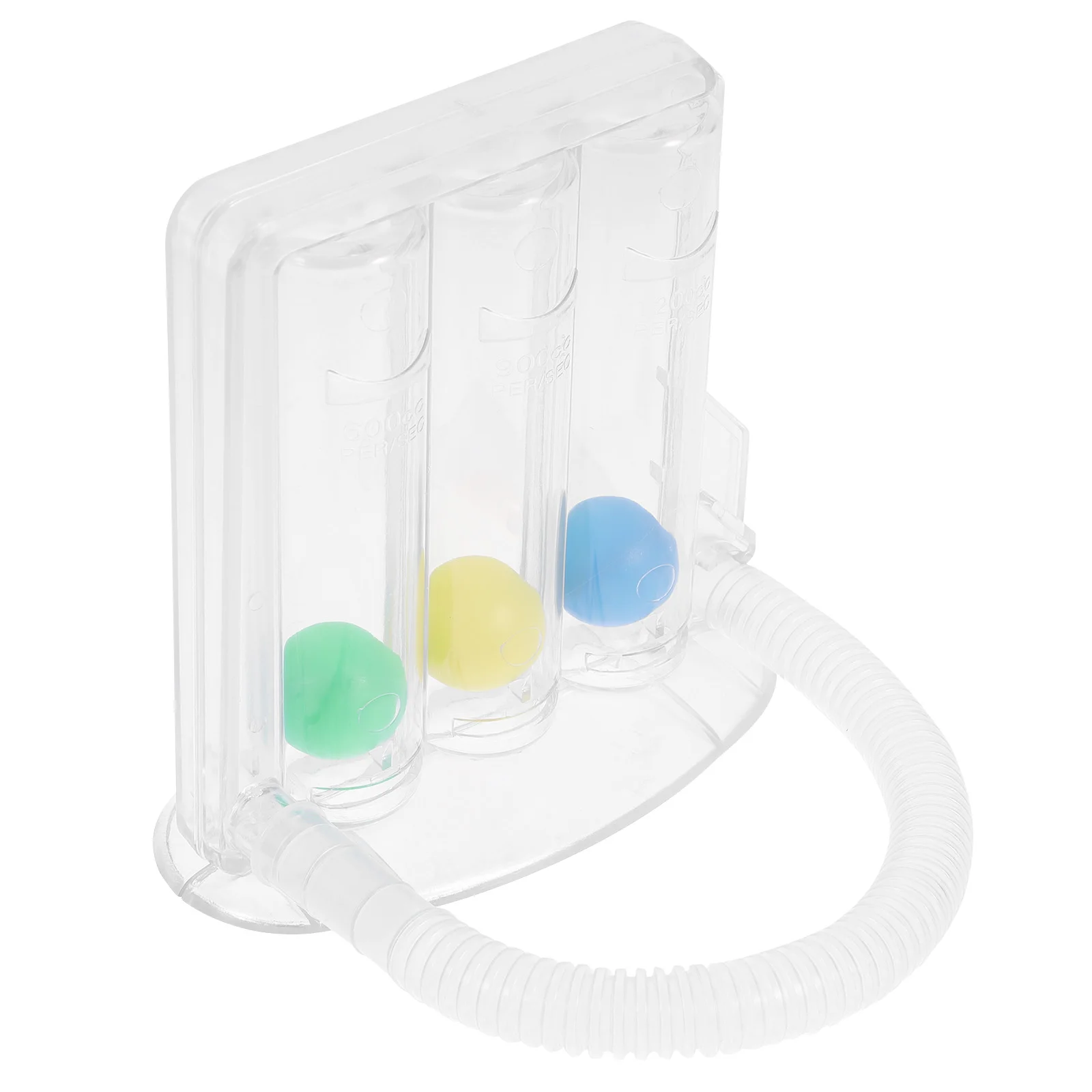 

Vital Capacity Breathing Trainer Lung Exerciser Three-ball Apparatus Incentive Spirometer Function Rehabilitation