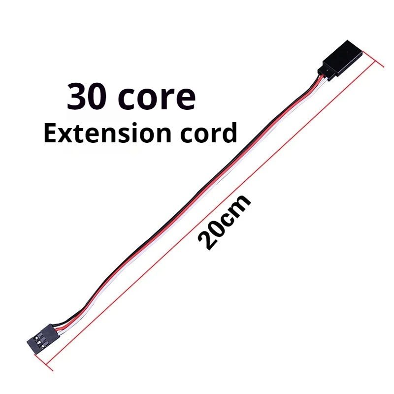 10 Pcs Jr Servo Extension Line Futaba 30 Core Extension Line 100cm 50cm 30cm 20cm 15cm 10cm