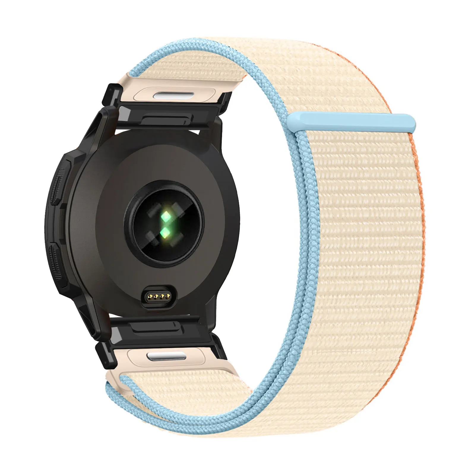 Nylon Bands for Garmin Instinct 3 45mm/Instinct E 45mm with Velcro and Snap fastener