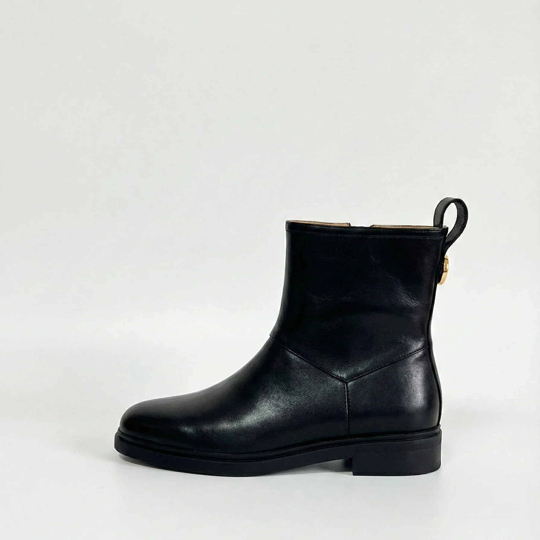 

New riding boots, short boots, cowhide upper and lining, handmade ankle boots, fashionable and elegant