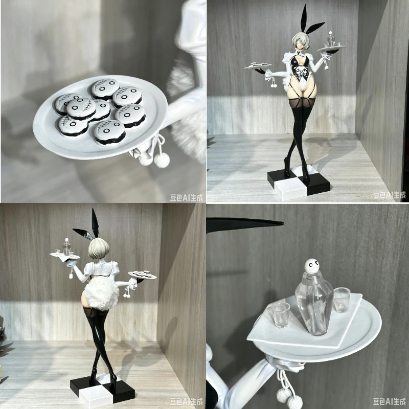 Games/Anime/Peripherals/Dolls Mechanical Era Neil 40CM Bunny Girl Black Silk Suspender Two dimensions Sexy beautiful girl Figure - view 6