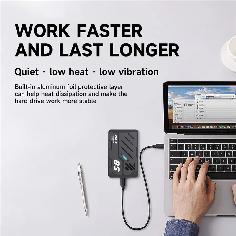 2.5インチポータブル外付けHDD 2.5インチストレージディスク拡張ストレージPCラップトップ用