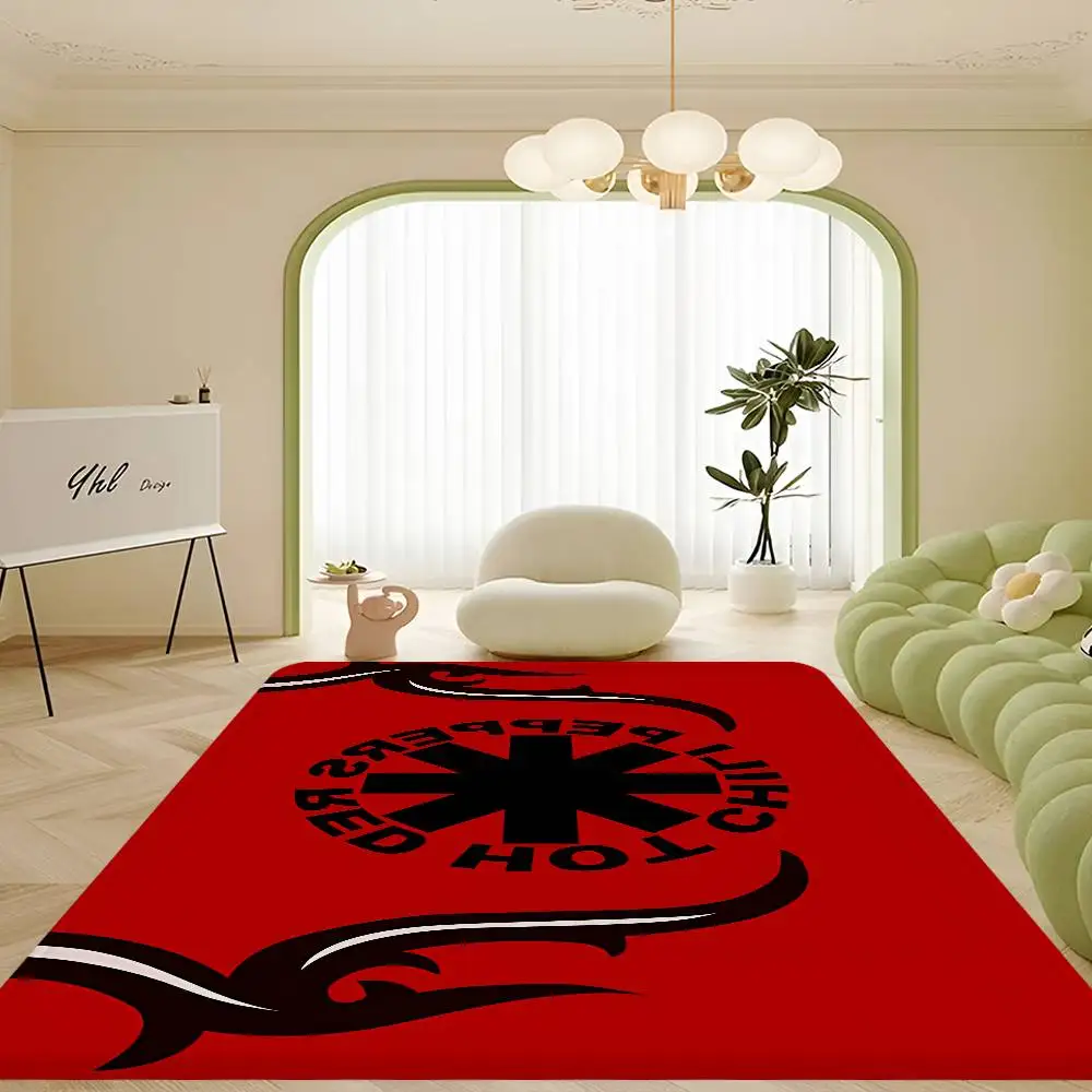Red Hot Chili P-Peppers Band Hallway Carpet INS Style Soft Bedroom Floor House Laundry Room Mat Anti-skid Bedside Area Rugs