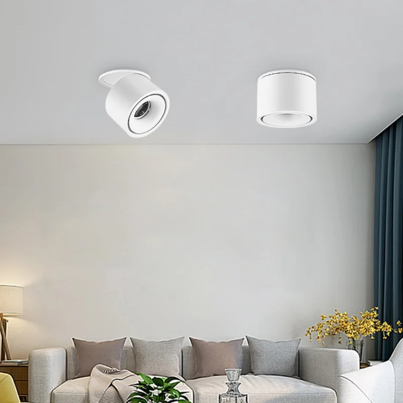 Recessed Ceiling Light LED Ceiling Downlight LED360 Degree Rotatable LED Spotlight Family Bedroom Corridor Living Room Lighting