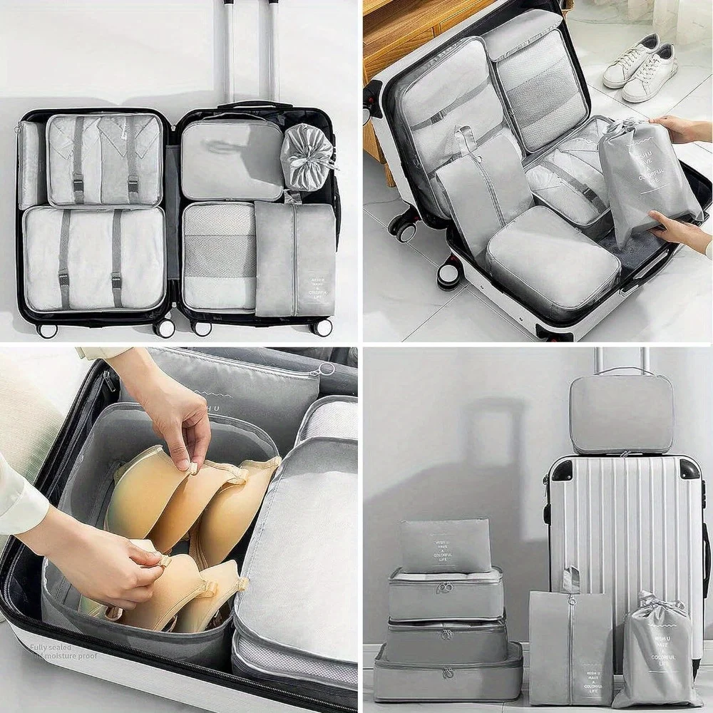 Multifunctional Mesh Travel Storage Bags - alternate angle