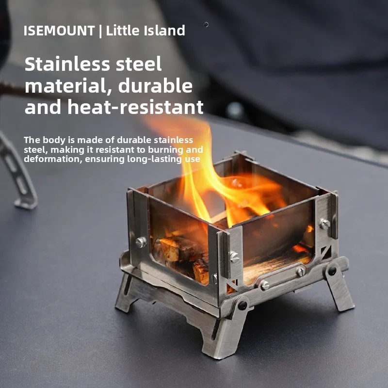 Mały, przenośny grill do użytk – Outdoor Camping Wood Burning Stove recenzja i cena