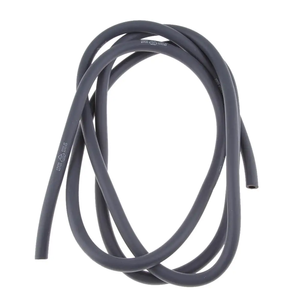 Motorcycle Soft Rubber Fuel Petrol Delivery Hose,1M Grey,mm