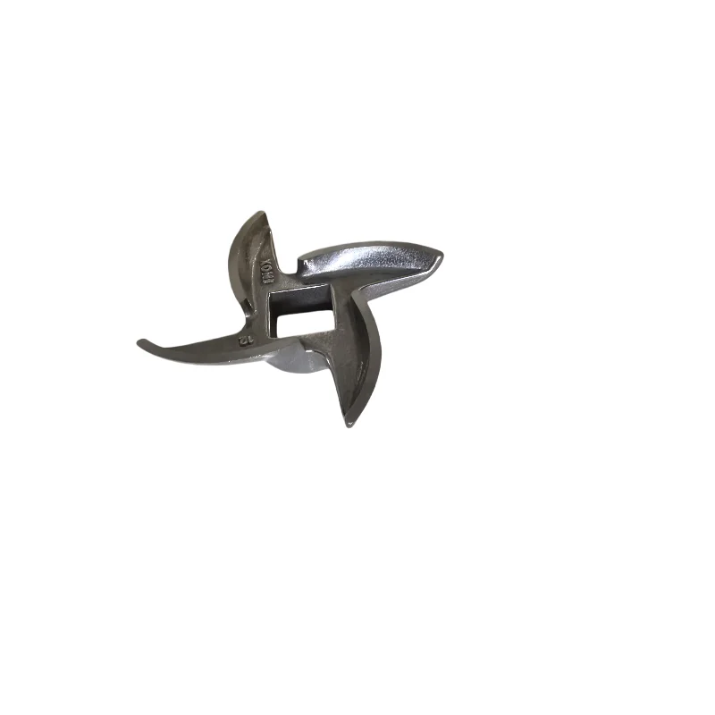 2PCS/lot Meat Grinder Parts blades #12 61mm 12mm square hole stainless steel cross round blade SS420