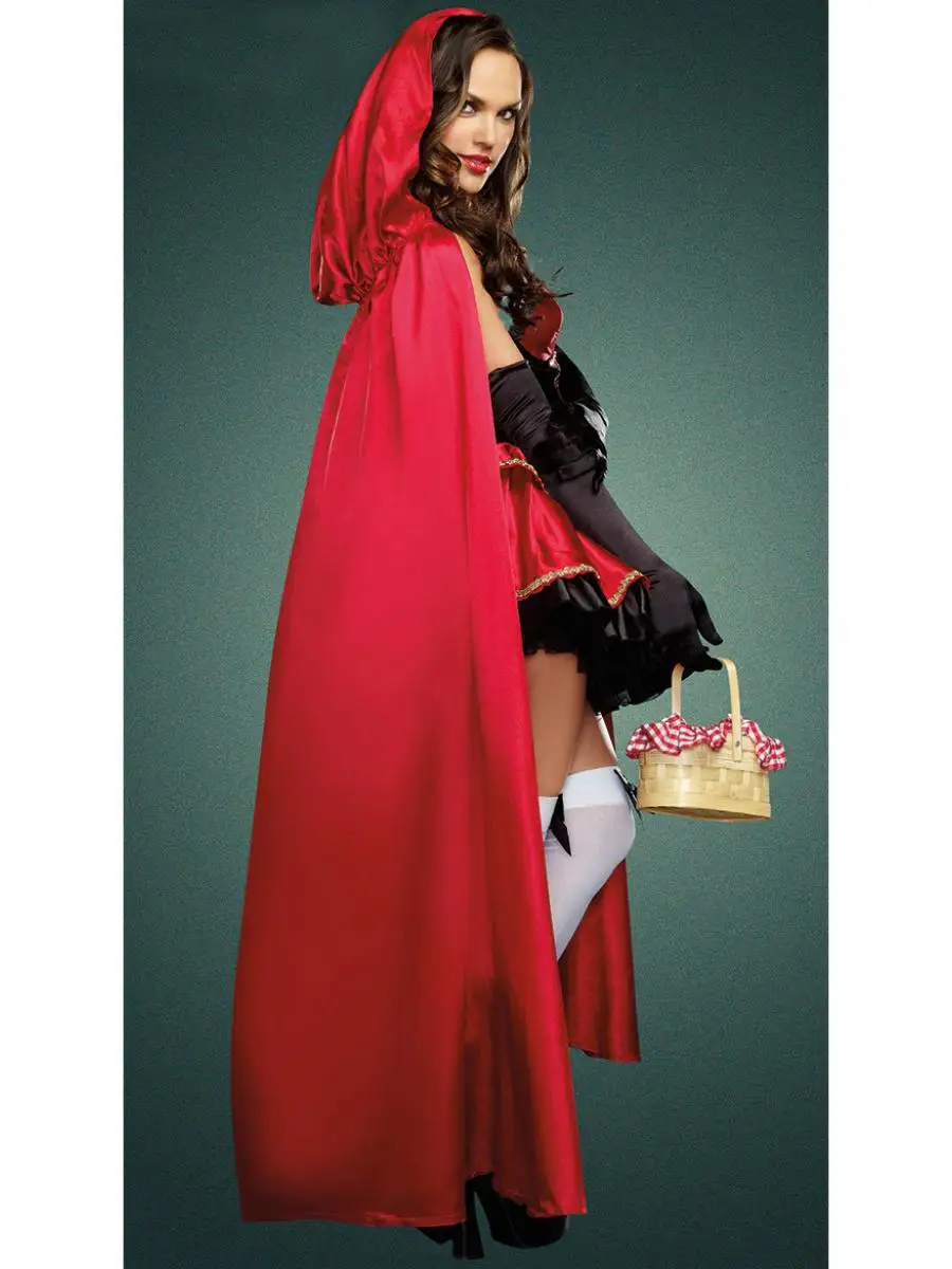 جديد دور بلانغ الملكة المرحلة زي أداء الزي هالوين ليتل الأحمر ركوب هود زي المرأة ملابس المرحلة العرقية