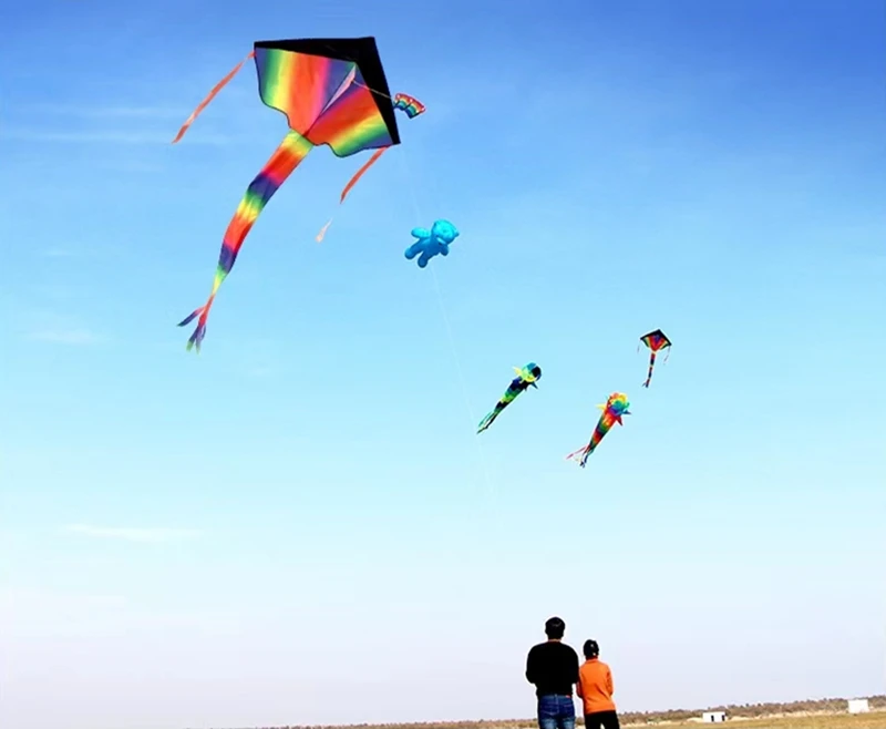 Envío Gratis, pipa de arcoíris para niños, juguetes de nailon, pipas voladoras, línea de pipa para niños, fábrica de pipa grande weifang, mariposa voladora