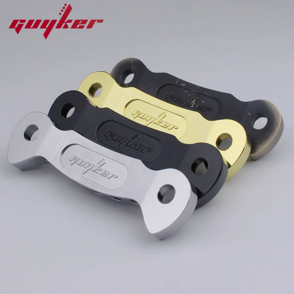 GUYKER Electric Guitar Bridge Stop Bar Tailpiece Skeleton Wings With Studs For EPI LP SG Guitar Four Colors Available