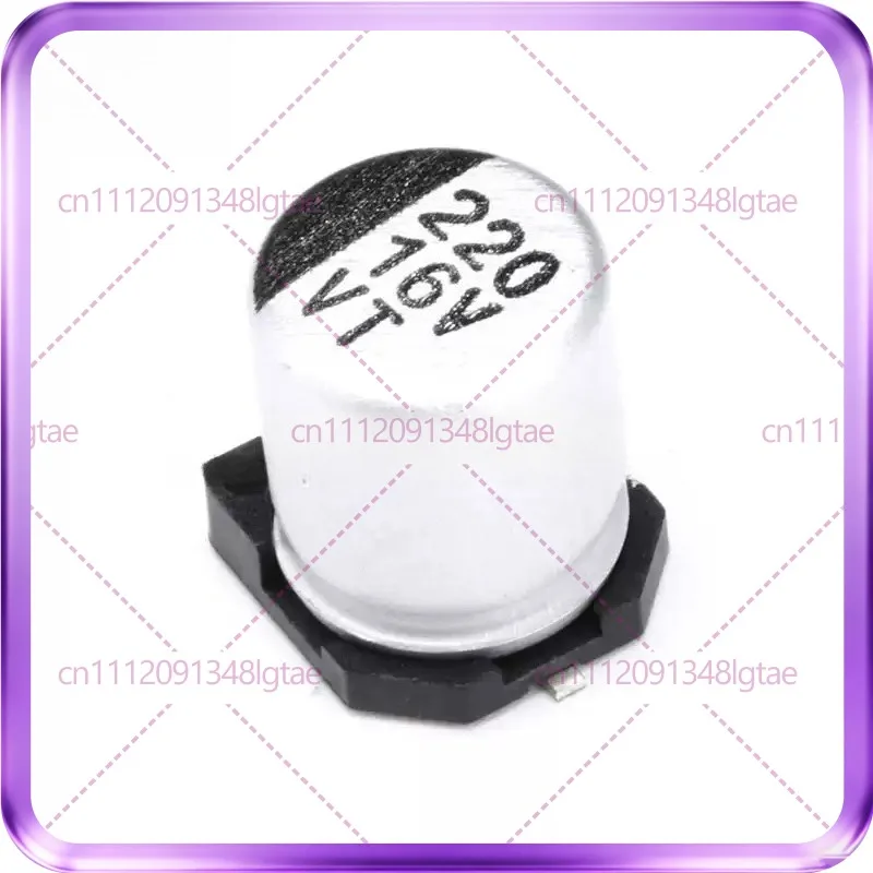 100-200pcs SMD Aluminum Electrolytic Capacitor 16V 220UF Volume 6.3 * 7.7MM SMD Electrolysis