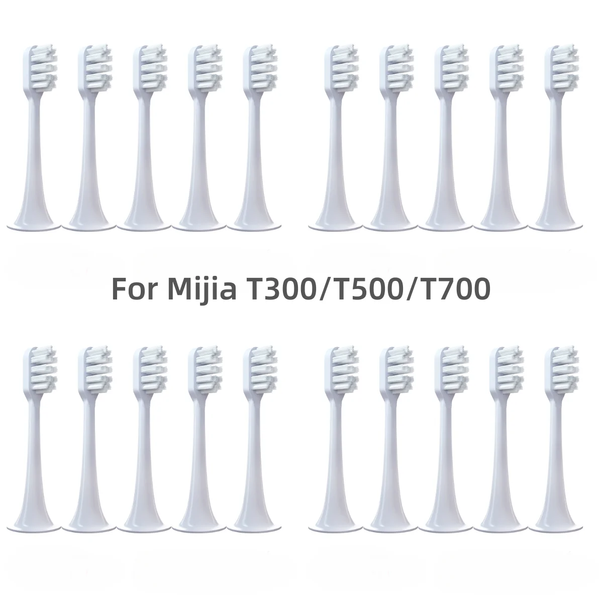 20pcs For XIAOMI MIJIA T300 T500 Sonic Toothbrush Heads Teethbrush Replacement Heads Sonic Oral Hygiene Mi Oral Clean