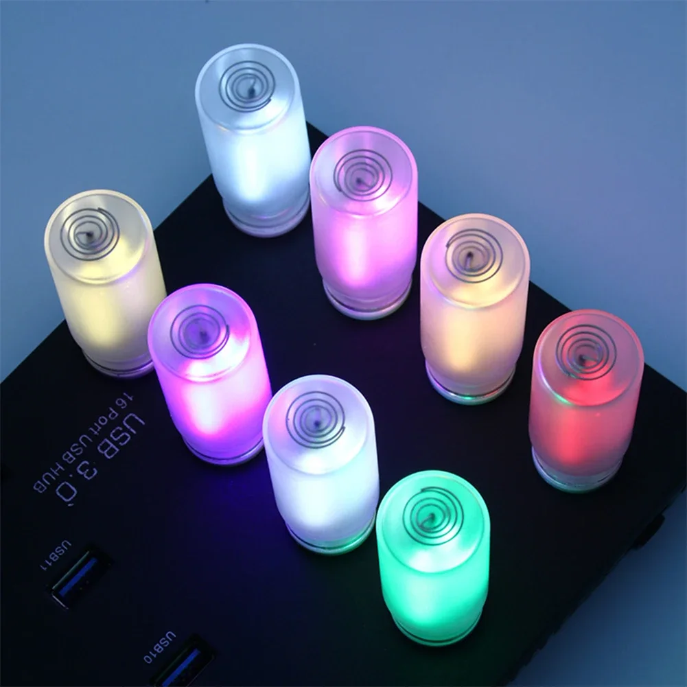 

Car Touch USB Frosted Glass Atmosphere Light Bulb Control LED Light Incandescent Lamp LED Filament Bedroom Night Decoration