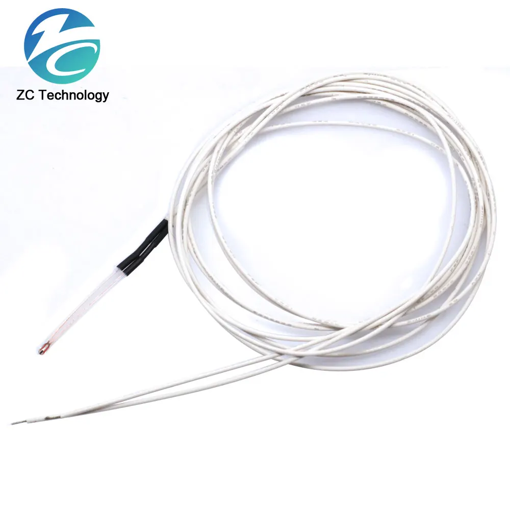 5pcs 3D Pringter 100K ohm NTC 3950 Thermistors Sensors with Cable 3D Printers Parts For Reprap Mend Part Temperature Accessories