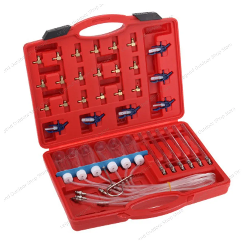 Diesel Injector Flow Meter Test Kit Common Rail Adaptor Fuel Tester Detection Tool