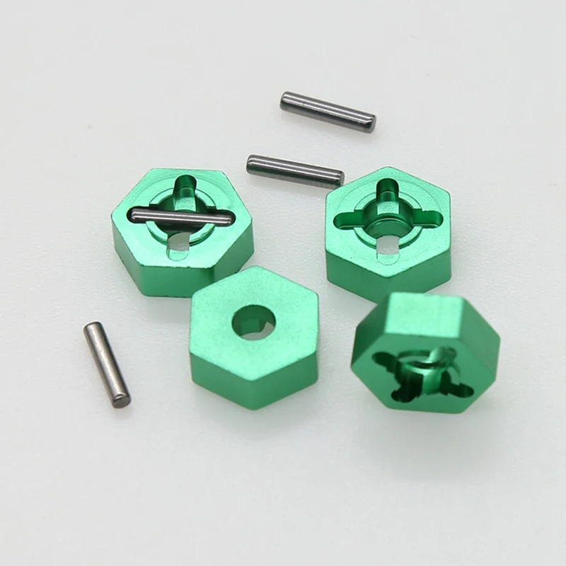 Adaptador hexagonal de cubo de rueda combinador de metal de 12 mm para Wltoys 104001   Accesorios de piezas de actualización de coche RC 1/10