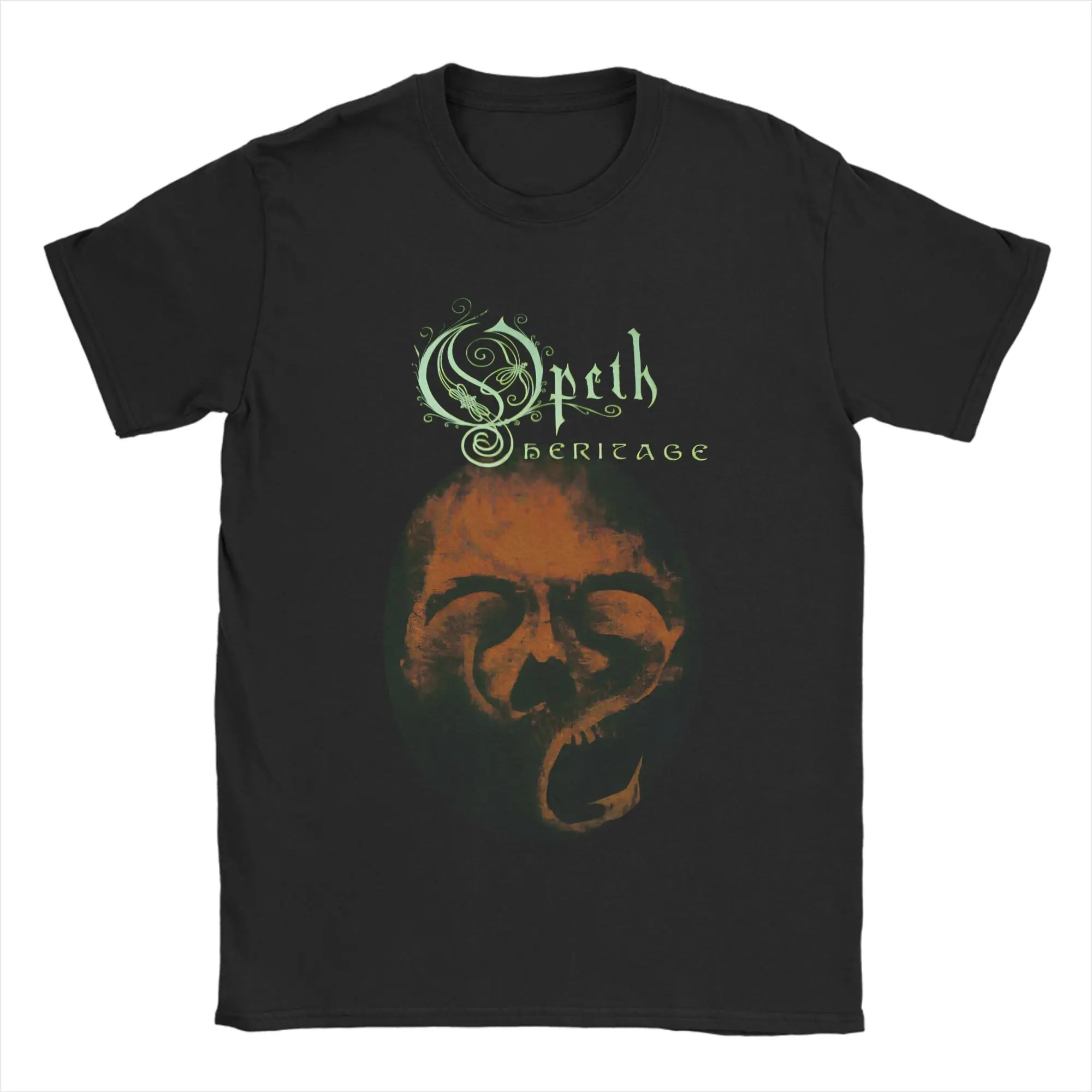 Progressive Metal Opeth Band T-Shirt Beach  Cotton T Shirts For Couple Print Tshirt Short-Sleeved Y2K Retro Top Tees