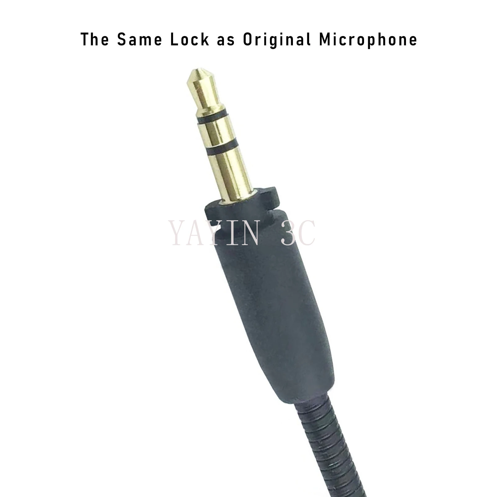 Substituição de lança de microfone trs aux 3.5mm de alta qualidade adequada para fones de ouvido para jogos edifier g2/g4