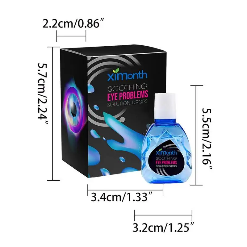 Gouttes pour l'amélioration de la vue, 10ml, haute qualité, pour les yeux, pour une vision propre et floue, en forme de bœuf, inconfort, démangeaisons sèches, liquide