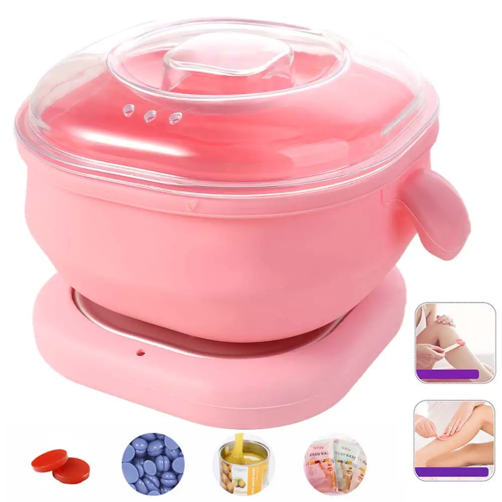 

400 мл складной восковой нагреватель, депилятор, нагревательный плавящийся воск для удаления волос, портативный парафиновый горшок, силиконовый подогреватель воска для путешествий