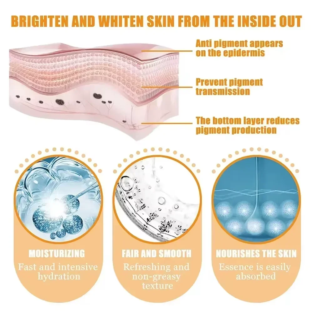 10 قطعة حمض الهيالورونيك أمبولة مجموعة مصل النياسيناميد السلمون DNA يرطب تجديد تقليص المسام سبا الجمال العناية بالبشرة