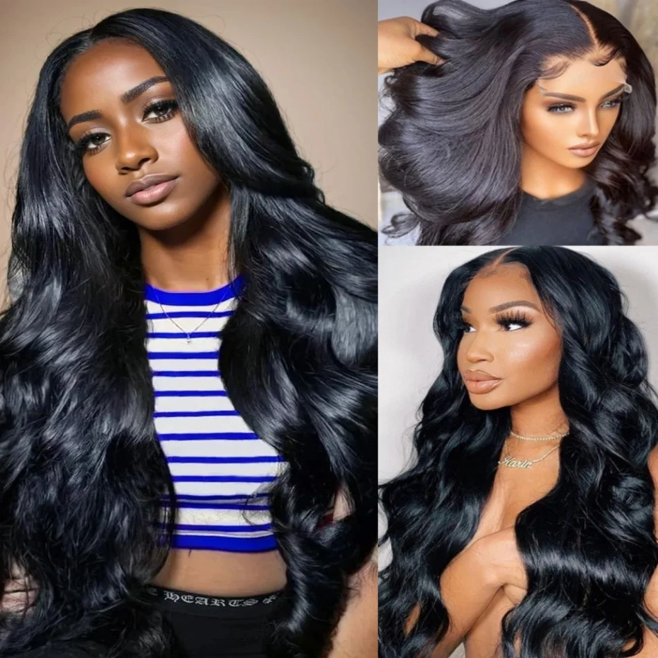 

30 40 Inch Ready to wear Body Wave Glueless Wig Human Hair Lace Frontal Wigs For Women 4x4 Brazilian Remy Choice Wavy Cheap Wig