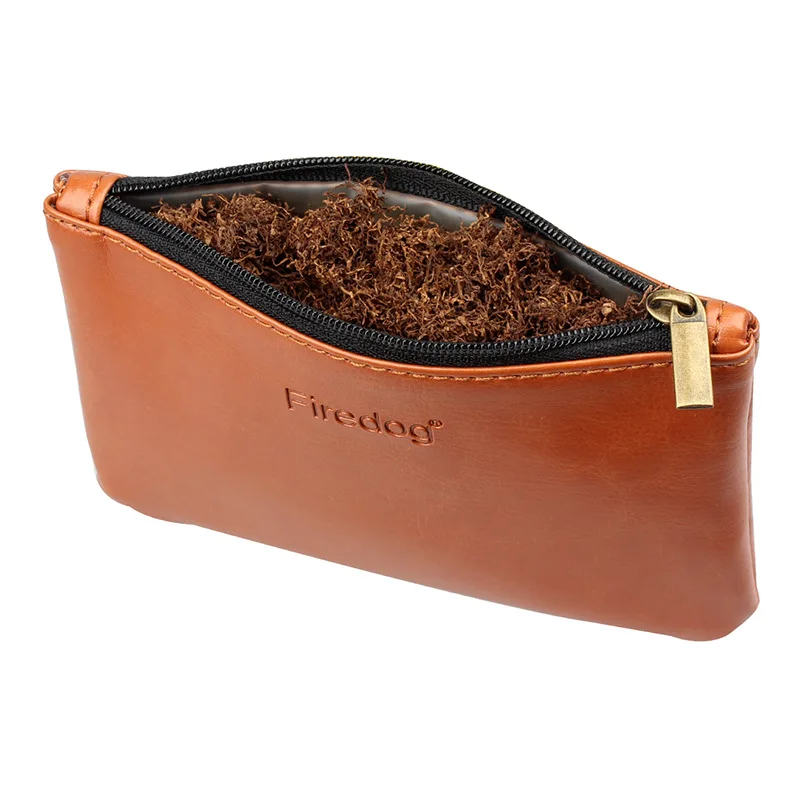 FIREDOG Tobacco Pouch Bag Case PU Leather Herb Tobacco Pipe Bag Cigarette Rolling Papers Bag Tobacco Storage