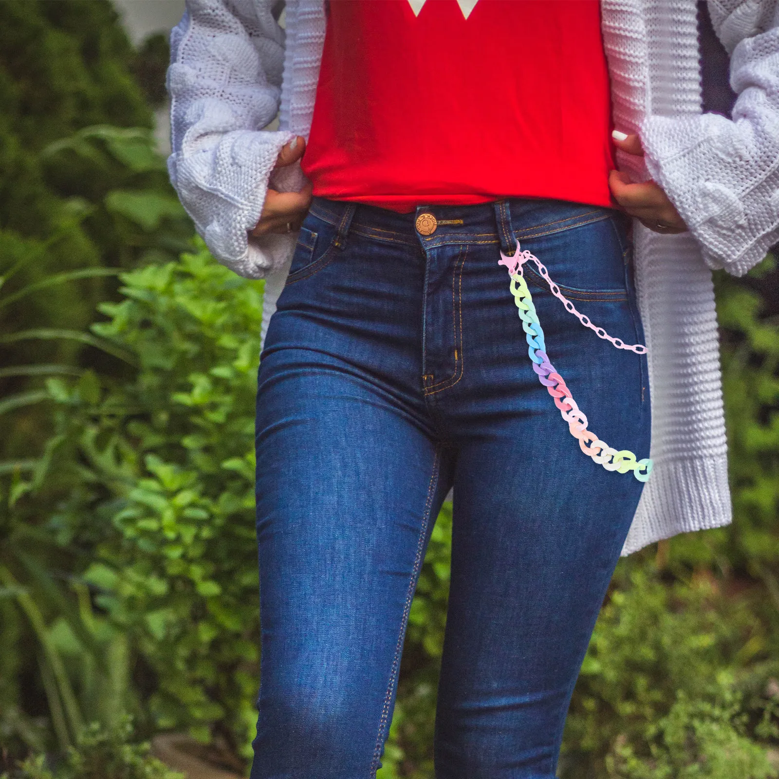 Body Jewelry Materials - 1Pcs Trendy Decorative Pants Chain Resistant