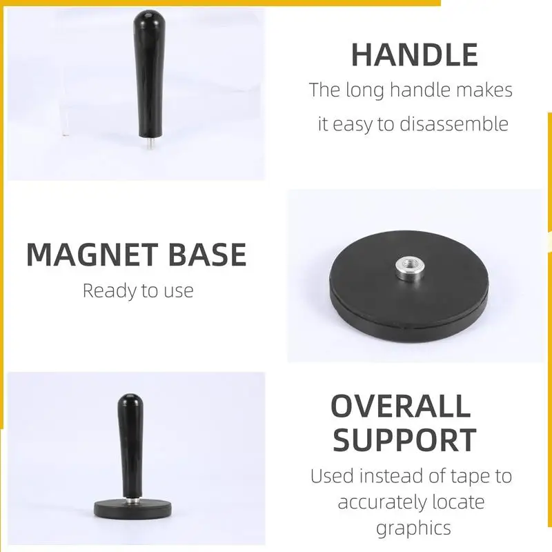 

A92P 8 шт., автомобильная пленка, черный магнитный держатель для вывесок, виниловая пленка, автомобильная упаковка и поделки, изготовление виниловых инструментов, магниты