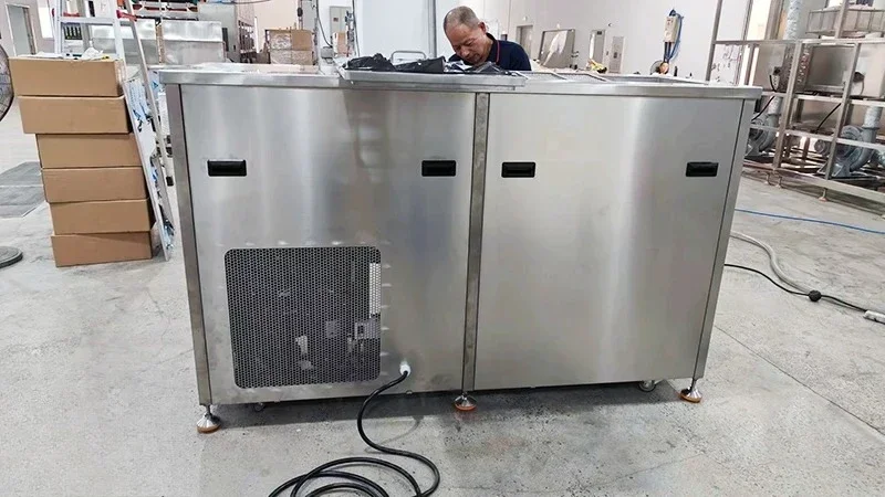 Easy Clean Single Tank 360L Industrial Ultrasonic Cleaner Gas Phase Refrigeration Cleaning Machine
