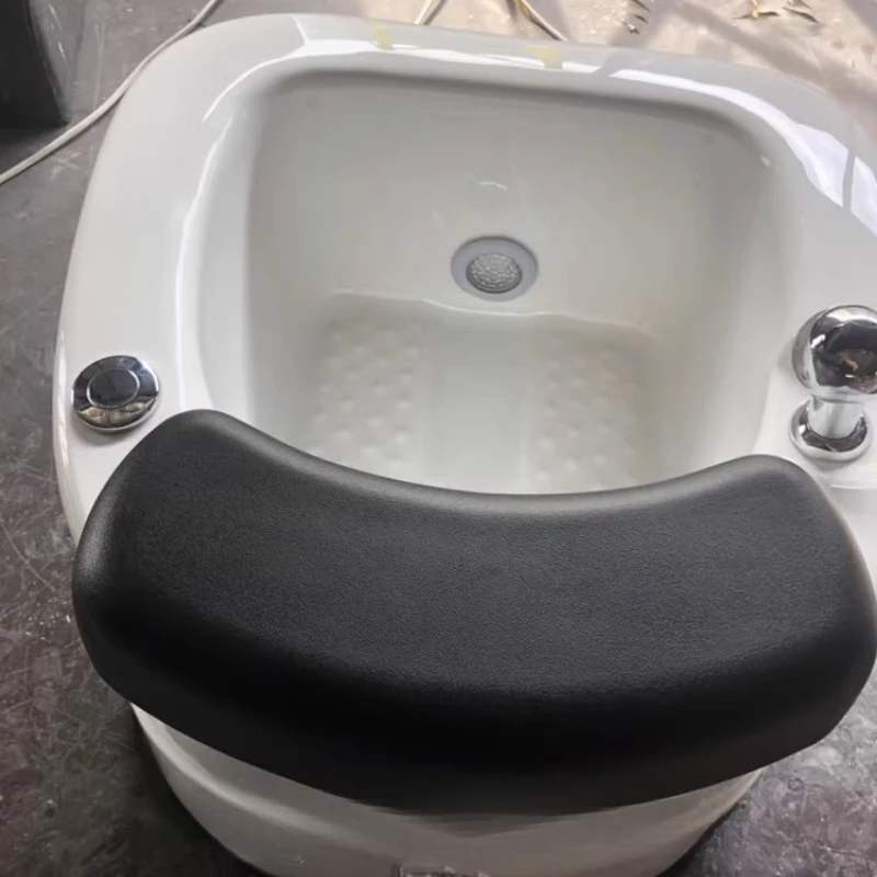 Special basin for foot bath shop, pedicure basin for nail salon, acrylic floor-to-ceiling foot soaking basin