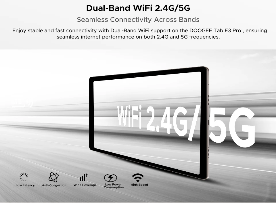 DOOGEE Tab E3 Pro Tablet Android 15 Gemini AI 13'' Display 7.9mm Ultra-thin 8GB 256GB Smart Pad 11000mAh Battery Global Version