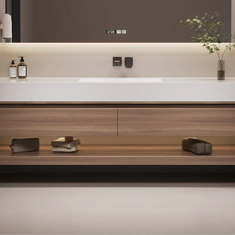 خزائن الحمام المرحاض مفتوحة الفاخرة مرآة خزانة الرف الزاوية الحديثة الطب Badkamer Kast أثاث الحمام TD50BC #5