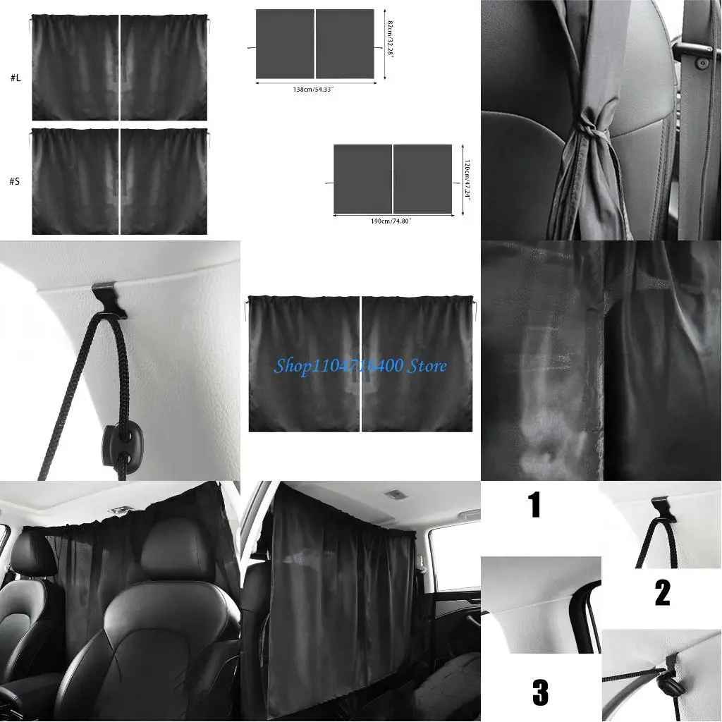 

y1gd передний и задний разделитель, шторы для конфиденциальности, солнцезащитный козырек на боковое окно, автомобильный складной