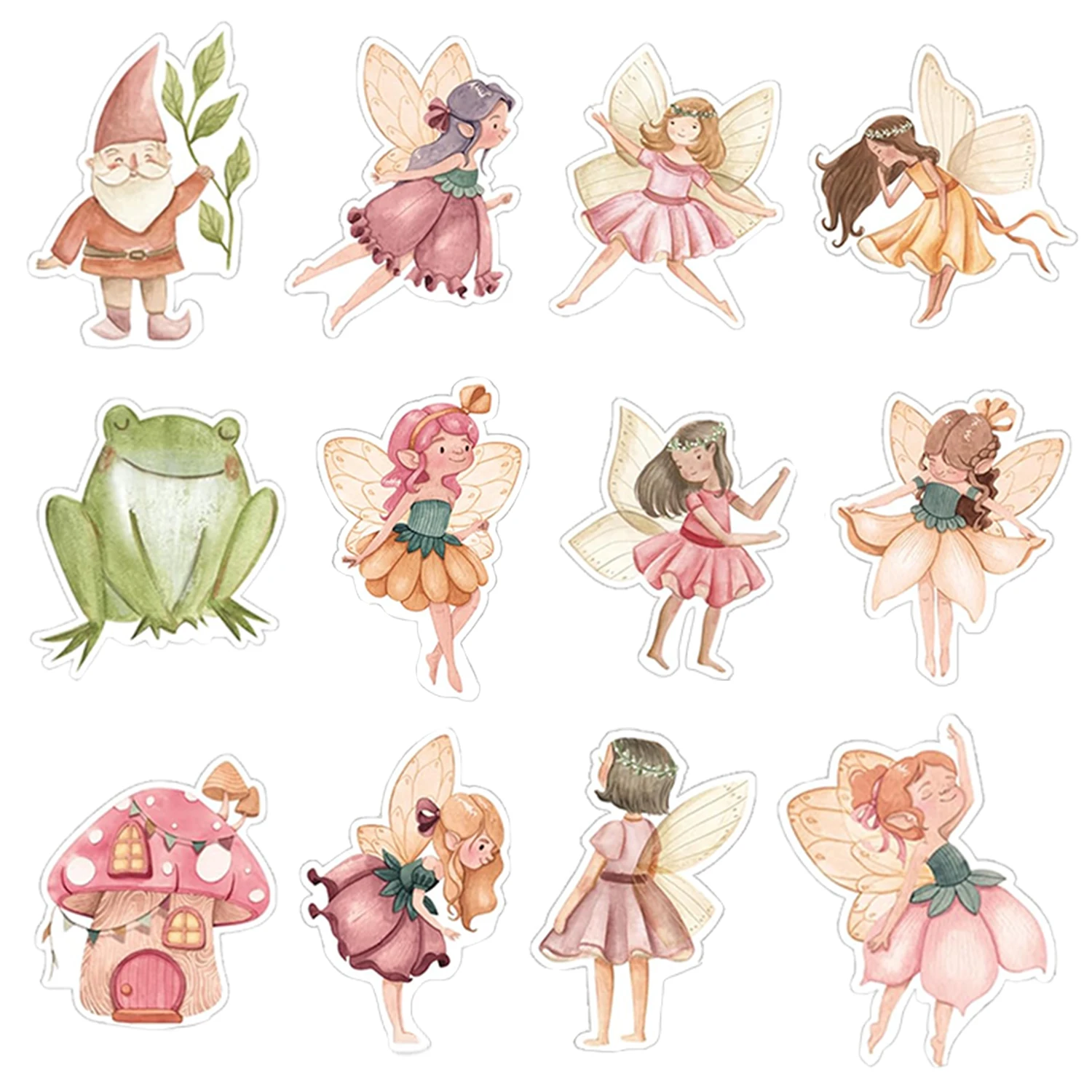 Feen-Cupcake-Topper für Geburtstagsfeiern, Feen-Partyzubehör, perfekt für die Babyparty „Woodland Garden Fairy First Birthday Party“. – Detail 13