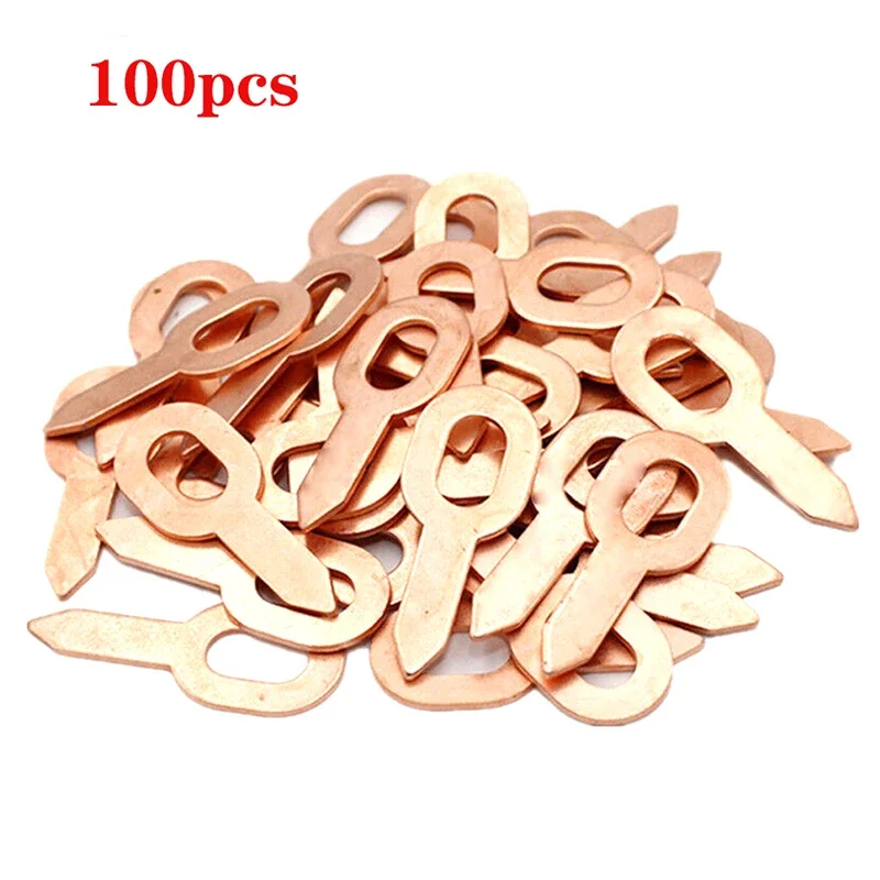 100PCS Sheet Metal Depression Shaping Car Appearance Repair Machine Key Accessories OT Piece Pull Ring Groove Straight Washer