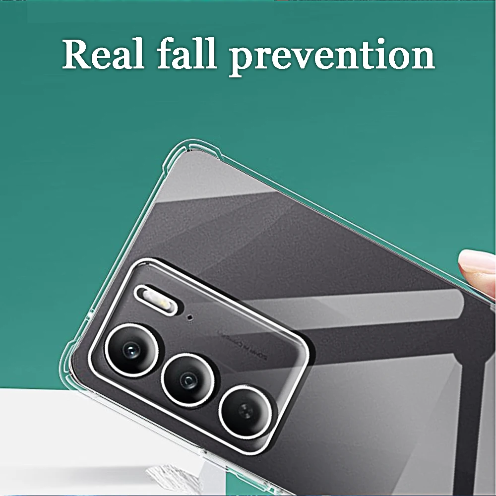 Transparent Phone Case for Oppo Realme C75 C67 C65 C60 C55 C53 C51 C35 C33 C31 C30 Shell Protective Camera Back Clera Covers