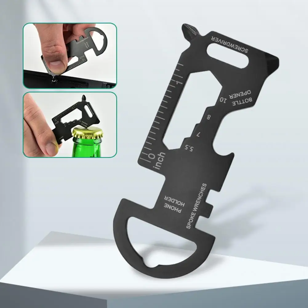 Outdoor Tool Card Reliable Corrosion-resistant Repair Tools Solid Tool Combination Multitool Card for Hiking