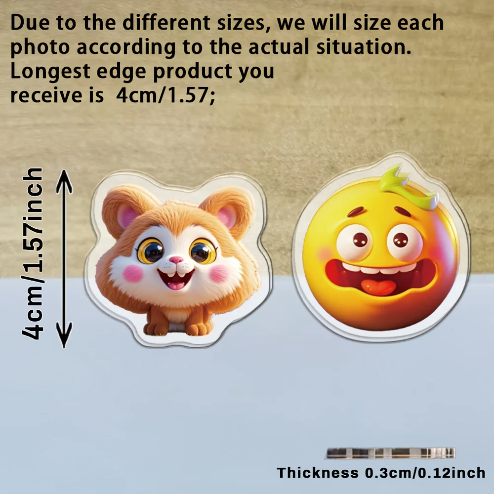 1pc/10pcsCustomization, storage folders, personalized clips. Customized family, friends, pet photos, fixed clipping decorations,