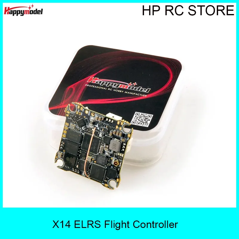 Happymodel X14 AIO FC mit STM32G473 ICM42688P Gyro, Eingebauter 12A ESC 400mW OpenVTX UART ELRS 2.4G 25.5mm für 75-85mm 2S Whoop