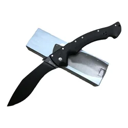 Outdoor Folding Knife High-Hardness 440C Steel Nylon Fiber Handle Tactical Camping Tool Rescue Self-Defense Military Knife