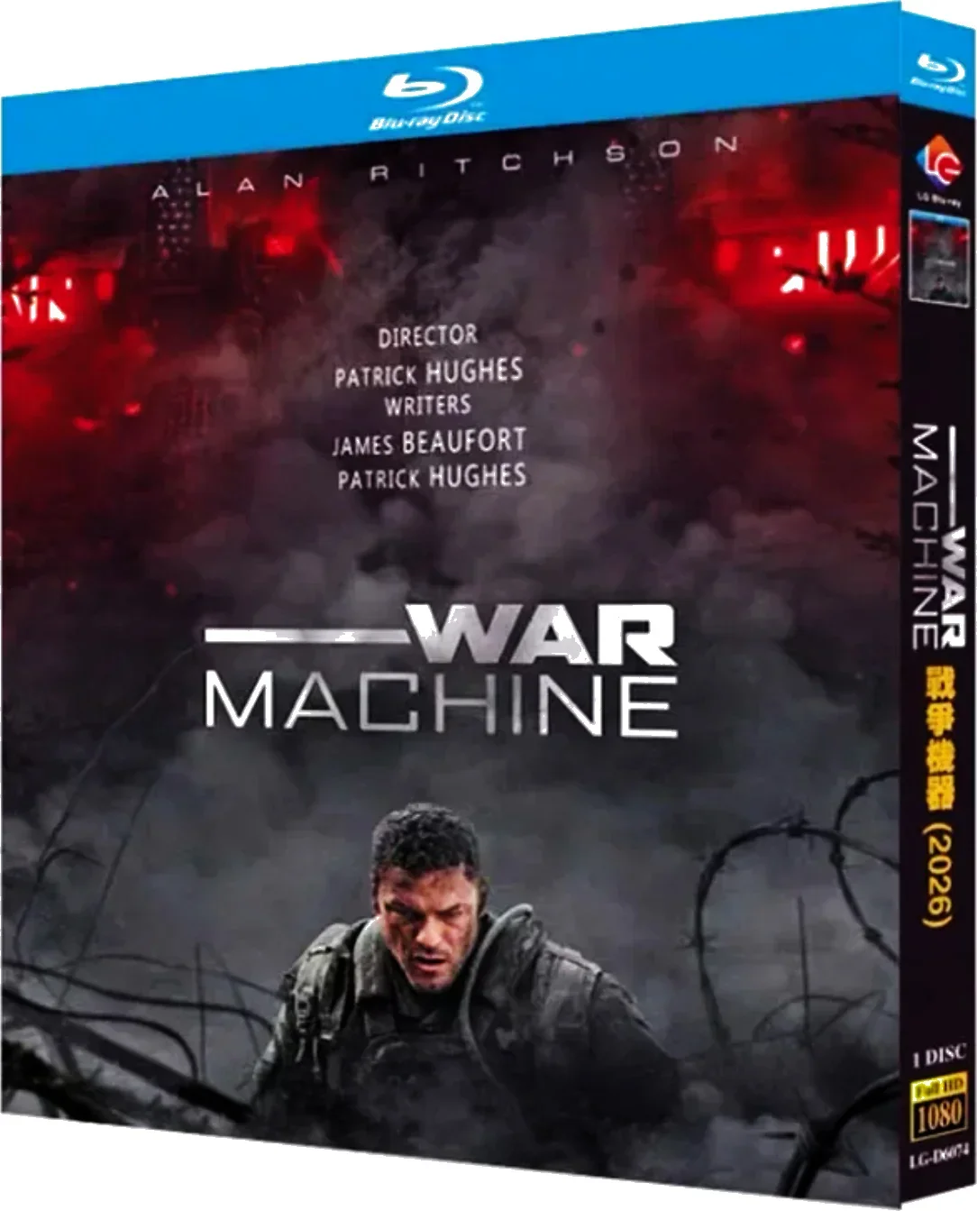 War Machine‎ (2026)：1-Disc New Box Set Sealed Blu-ray disc High Definition BD YIHUI