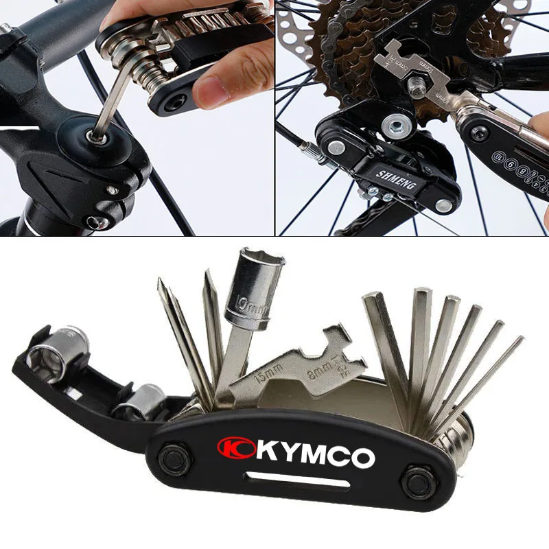 

For KYMCO AK550 CT250 XCITING 400 500 Downtown DT 125 200i 300 Motorcycle Multifunction Tool Portable Repair Screwdriver Set