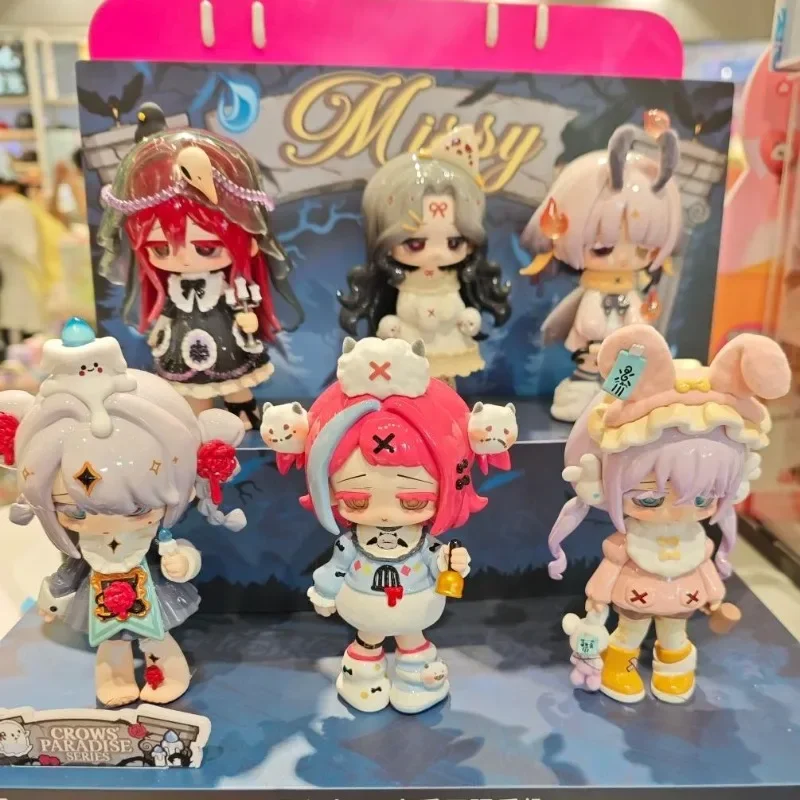 

Missy Sweet Mourning Lolita Crow Paradise Series слепая коробка игрушка Kawaii Missy Doll Mystery Box милый экшн-фигурка аниме модель подарок