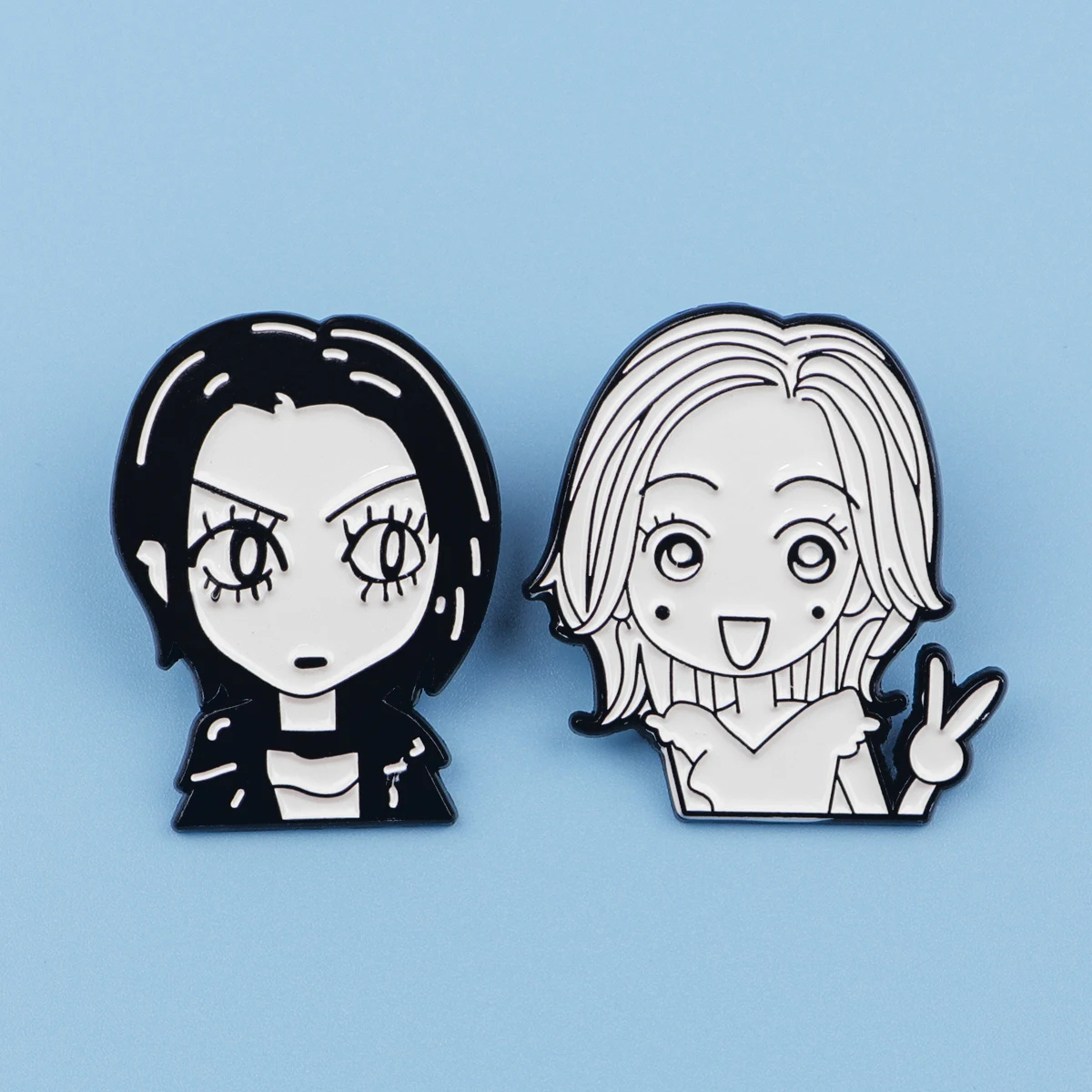Klassische japanische Anime Oosaki Nana Anstecknadeln für Rucksäcke, Emaille-Pins, Damenbroschen, Abzeichen für Kleidung, Schmuckzubehör – Detail 3